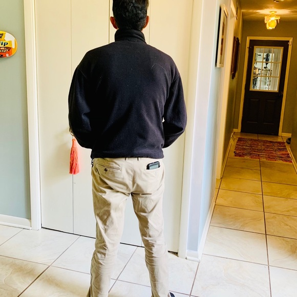 Vintage 90s Men’s Columbia Black Fleece Jacket M - Picture 3 of 7